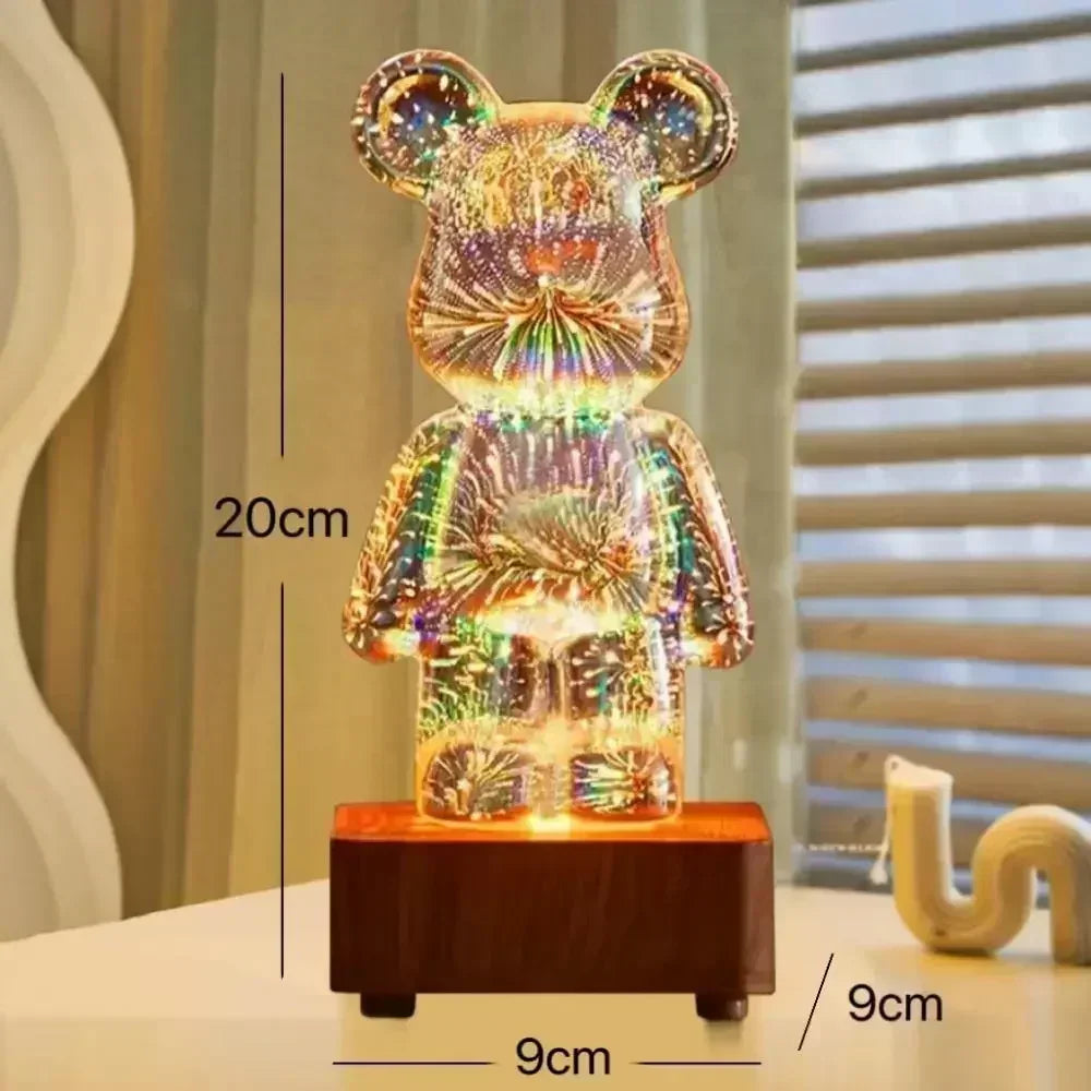 GlowBear 3D Firework Night Light