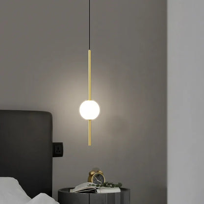 Sleek LED Bedroom Hanging Lamp